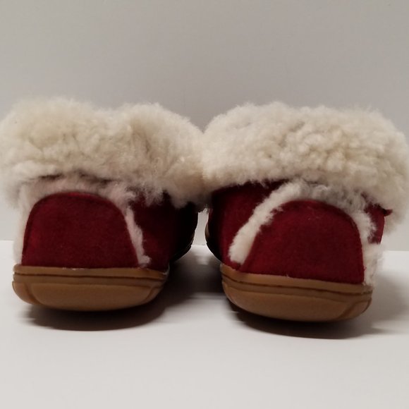 L.L. Bean Wicked Good Dark Red Moccasins - Picture 10 of 12